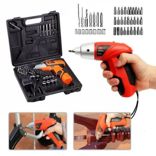 45pcs Cordless Rechargeable Screwdriver Set