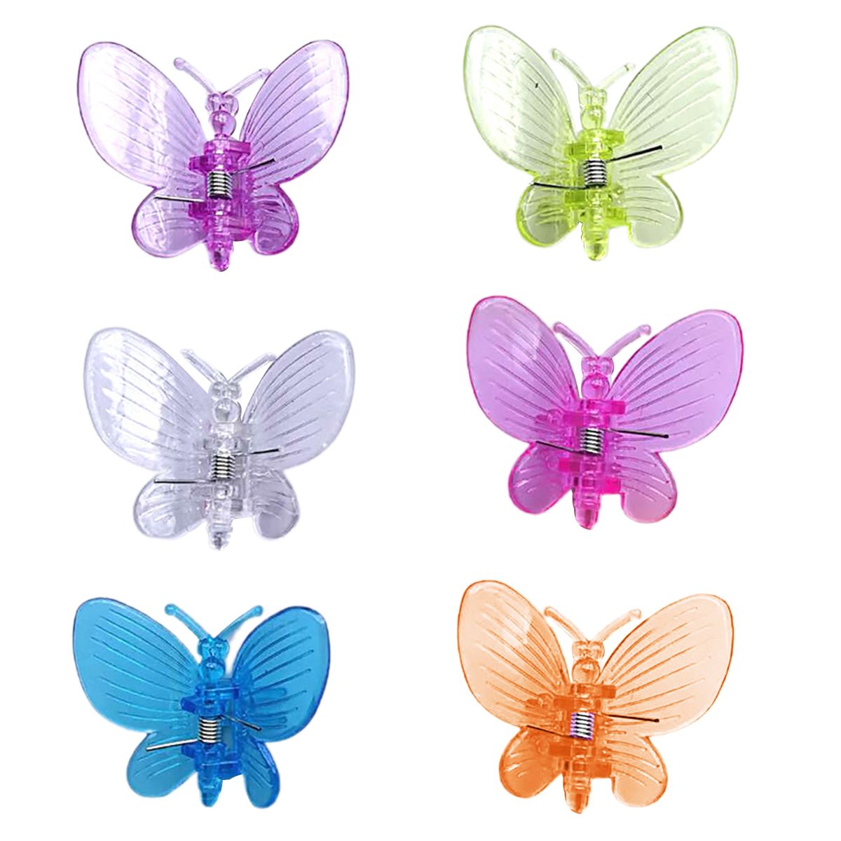 30Pcs Orchid Clips Butterfly Colorful Plant C