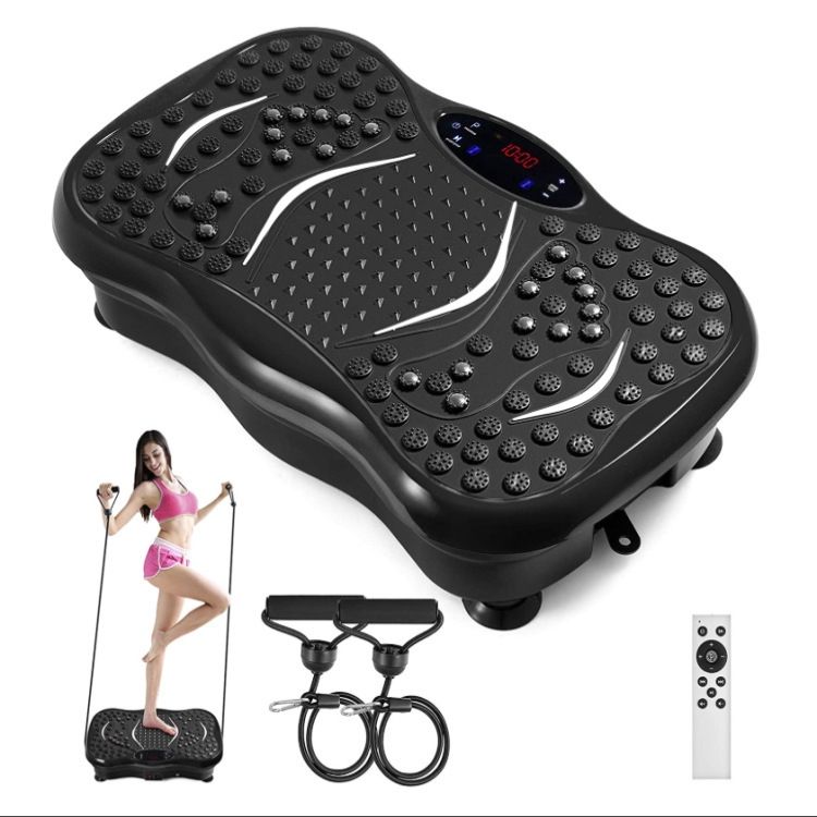 Ultrathin Body Slimmer  Vibration Platform Exercise Massager With Bluethooth And Screen Touch
