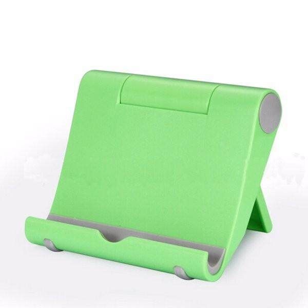 NINE 270 Degree Rotation 6 Fashion Candy Mobile Phone Tablet Universal Bracket Green 270o (rotation Angle)