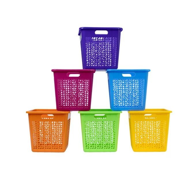 Medium basket 3 pieces multi color