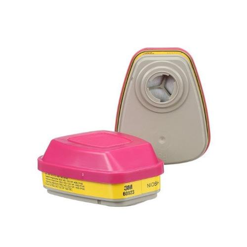 60923 P1oo Organic Vapor/acid Gas Replacement Respirator Cartridge, 1 Pair