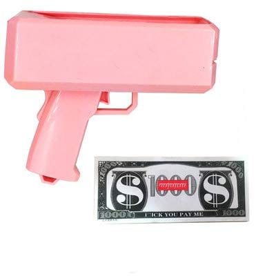 Unbranded  Cash Canon Money Gun - Pink