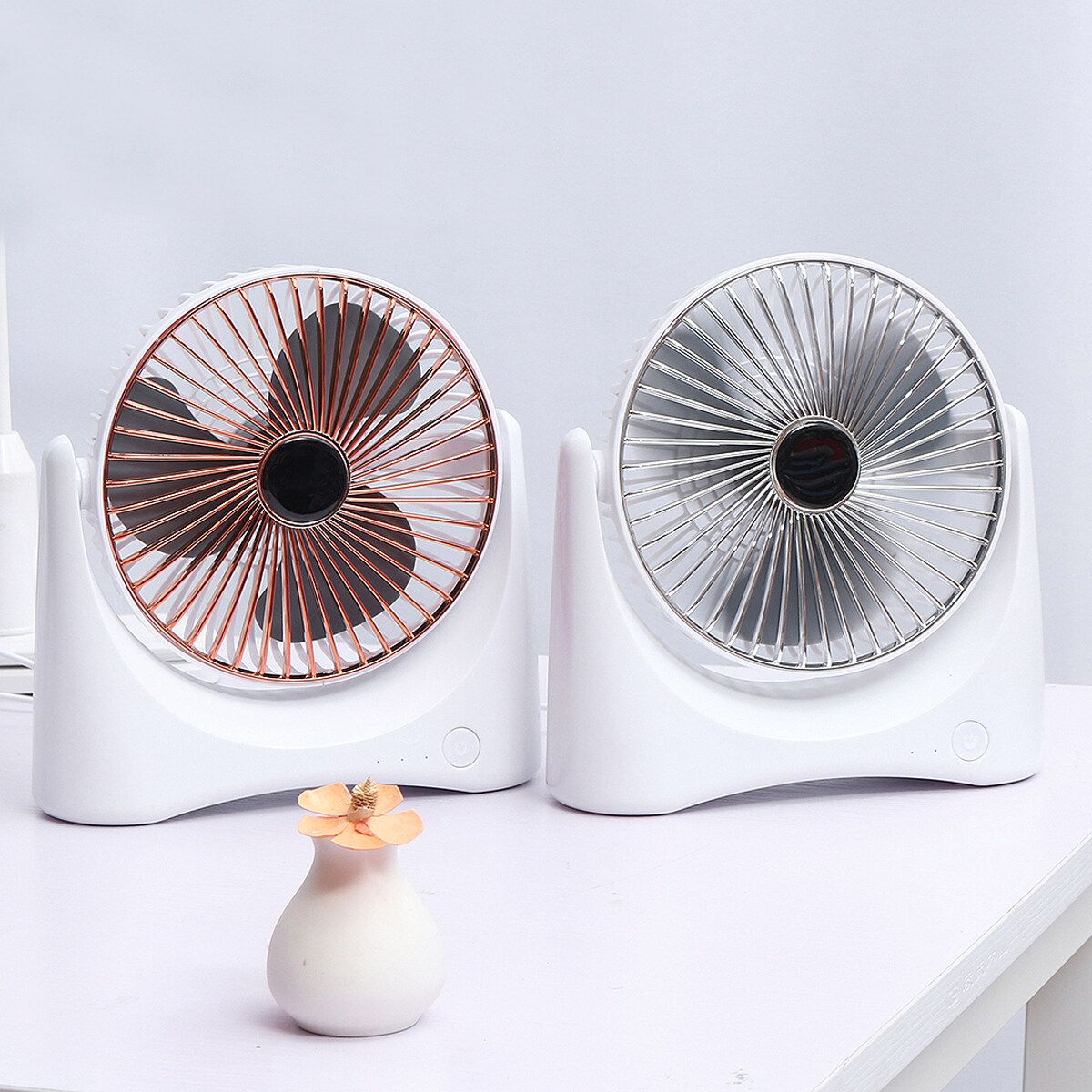 Air Circulator Table Fan Silver