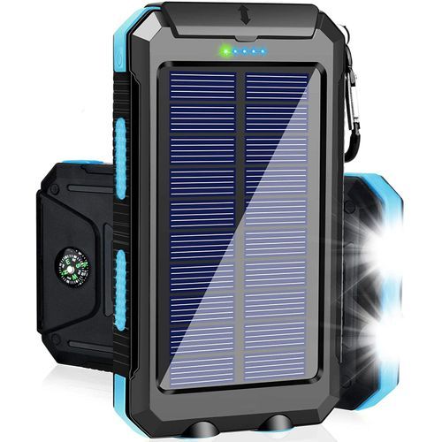 Solar Power Banks 10000mAh Waterproof Dual USB Output