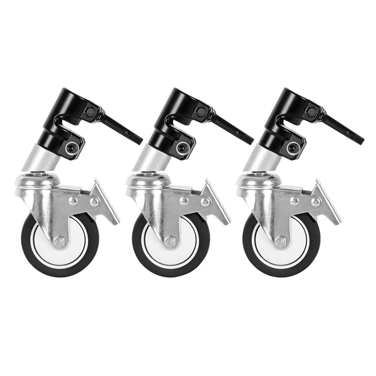 3pcs/set Professional Swivel Casters Wheels With 25mm