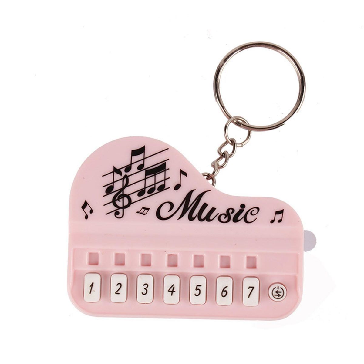 Bag Decoration Pendant Melody Magic Keychain Mini Piano Pendant Pink