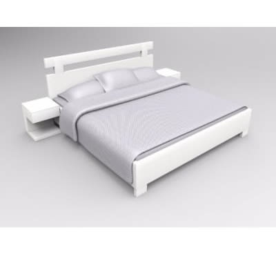Tyk 6ft X 6ft Bedframe + Free Bedspread & 2 Pillows