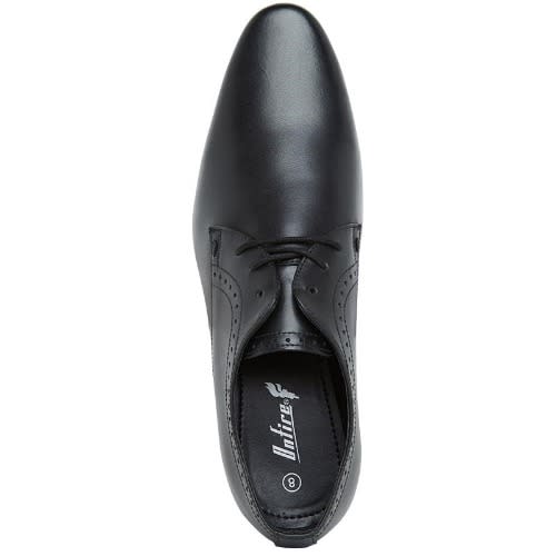 Mens Leather Derby Shoes Black
