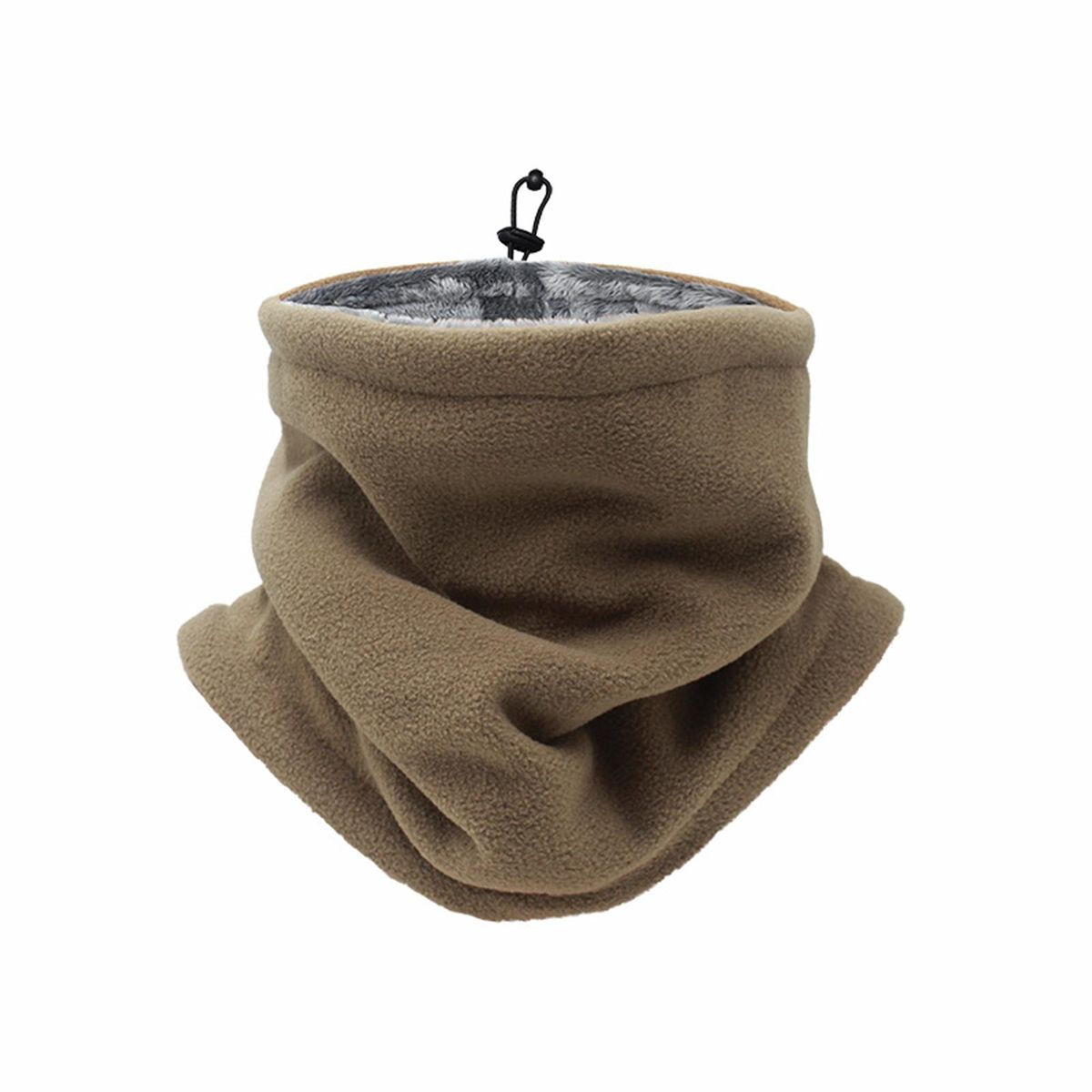 Pullover Scarf Winter Scarf Neck Protector Light Coffee