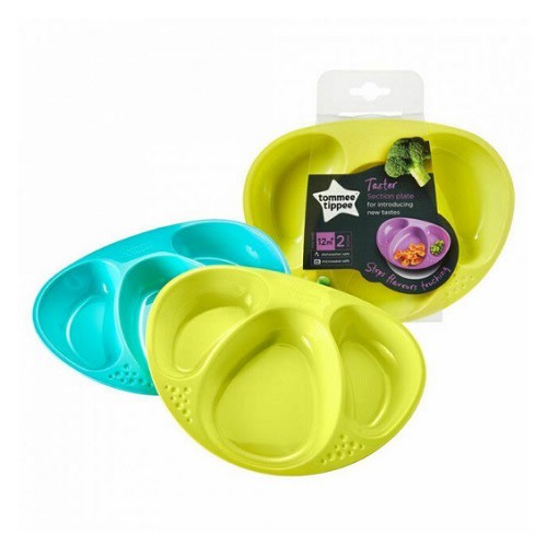 Toddler Feeding Section Plates - 2 Piece