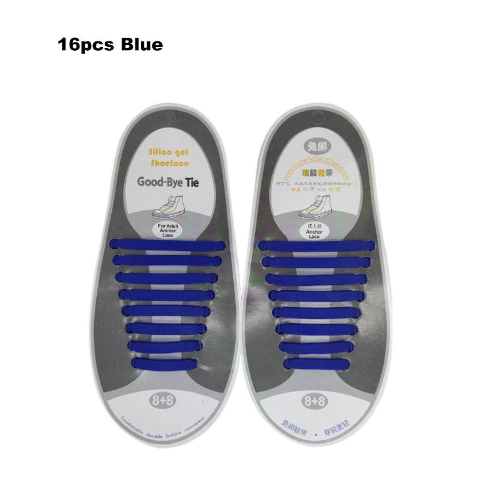Waterproof Elastic Silicone Tieless Shoestring For Athletic