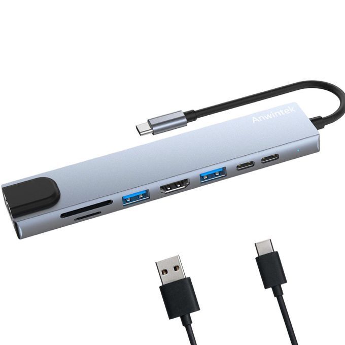 USB C Docking Station For Windows Compact SD/TF Reader Type C Hub For