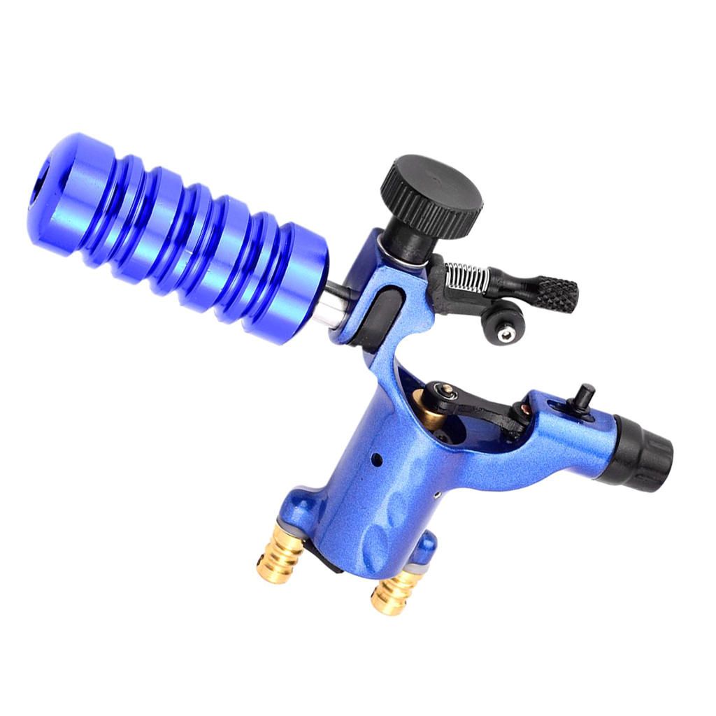 Motor Rotary Tattoo Machine Liner Shader Dragonfly Shape + Handle Blue