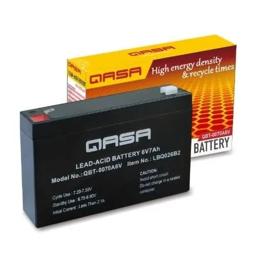 Qasa Rechargeable Fan Lead-acid Battery