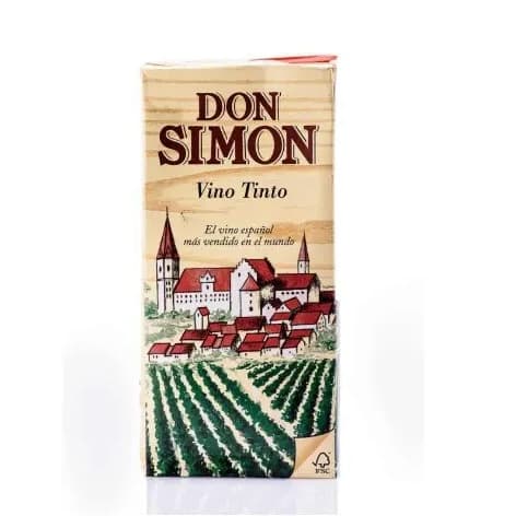 Don Simon Red Wine Vino Tinto - 1 Litre Pack X 12