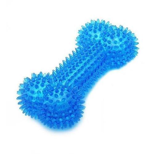 Squeaky Spiked Bone Pet Puppy Dog Toy