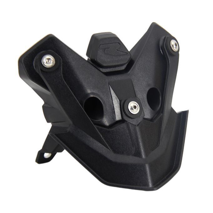 Motorcycle Huge Windshield Assembly Motorbike Windshield Bracket Black