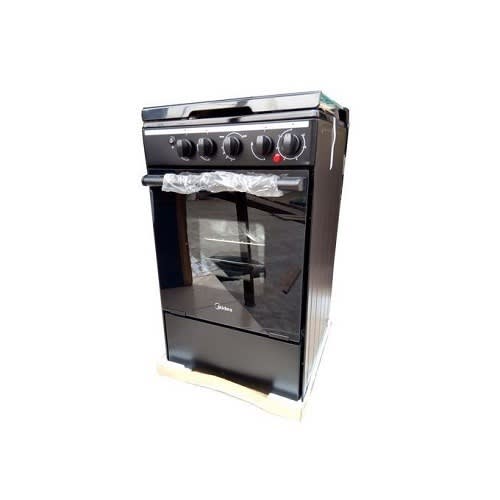 3 Gas Burner & 1 Hot Plate Standing Cooker + Gas Oven + Grill + Oven Tray + Electric Ignition