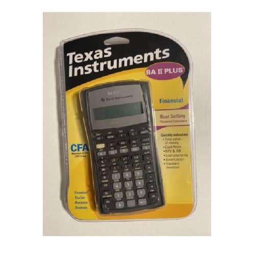 Ba Ii Plus Calculator - Approved For The Cfa Exam