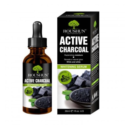 Roushun Active Charcoal Whitening Face Serum 30ml