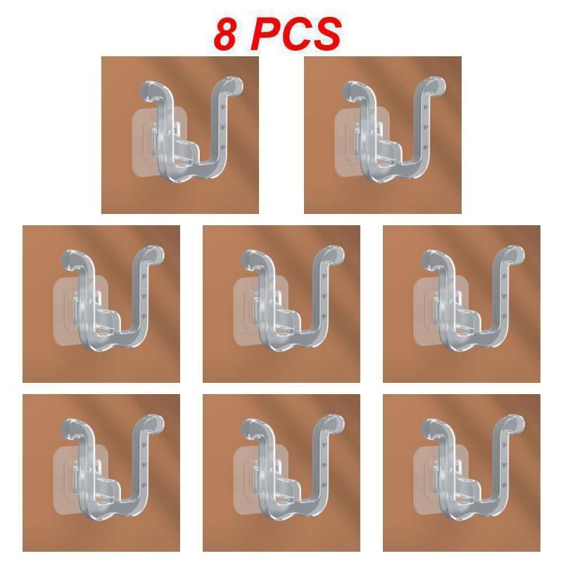 1~40PCS RYRASlippers Hanger Hooks For Bathroom Toilet Shoes RaWall Mounted Slippers Organizers Small Object Storage Product