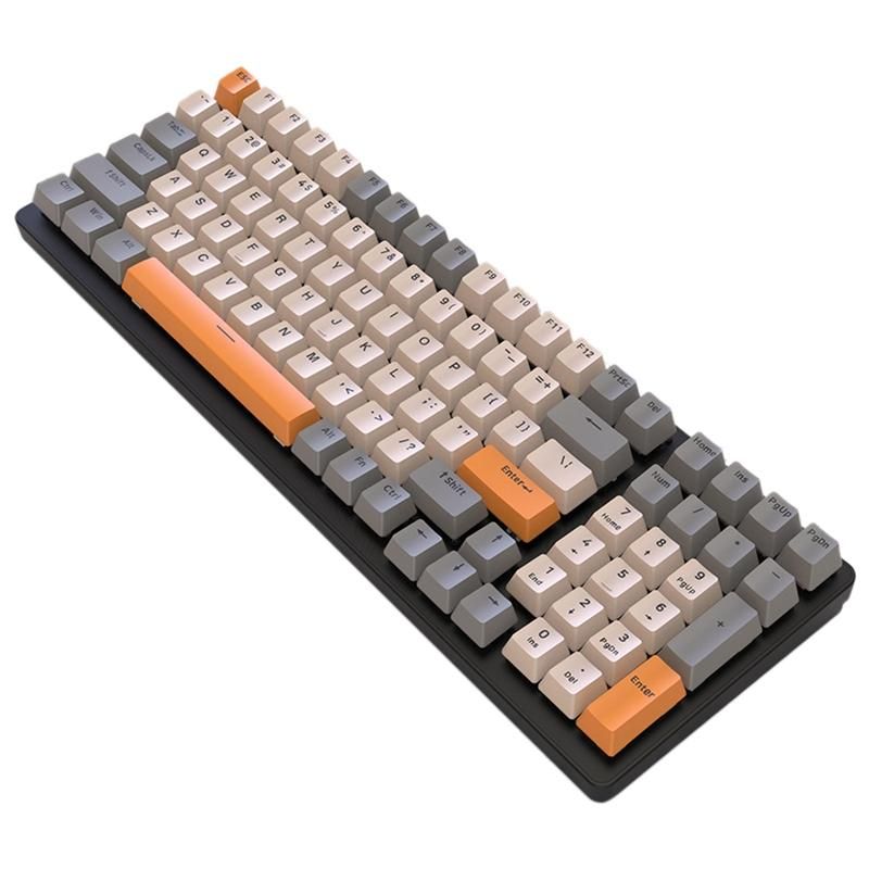 K6 Mechanical Keyboard 100 Keys Keycaps BT5.0 2.4 Ghz