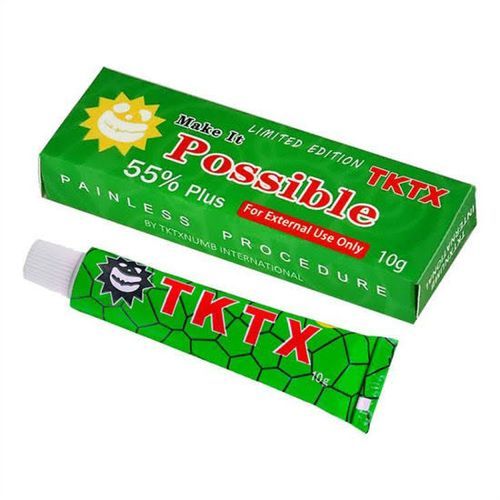 55% TKTX Numb Cream Tattoo Fast Numb Cream - Green 10g