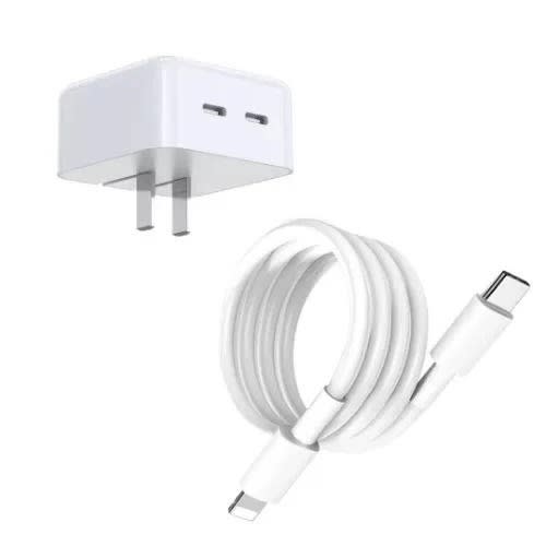iPhone  Wall Charger Dual Usb-c Port Power Adapter - 35w