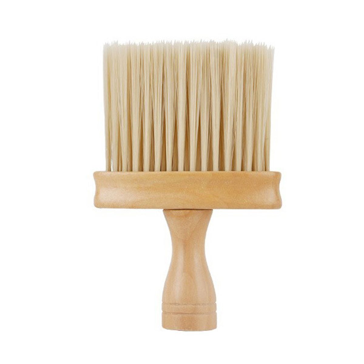 Cleaning Brush Hair Neck Cleaning Brush Car Dust Brush Salon Tool Wooden Color