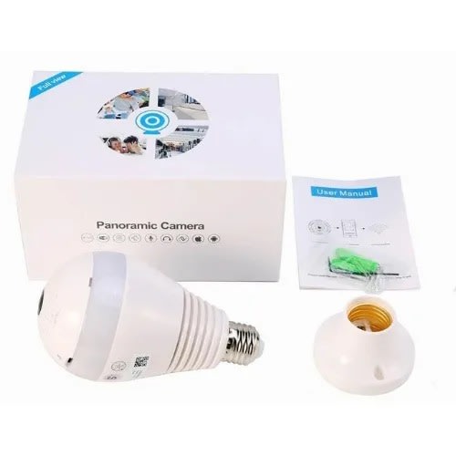 Surveillance Security Bulb Camera Wifi Panoramic
