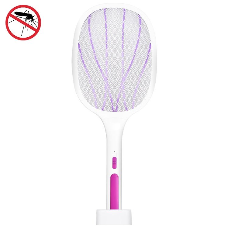 Mosquito Swatter , Colour: LEDx6 Purple (Base Charging)
