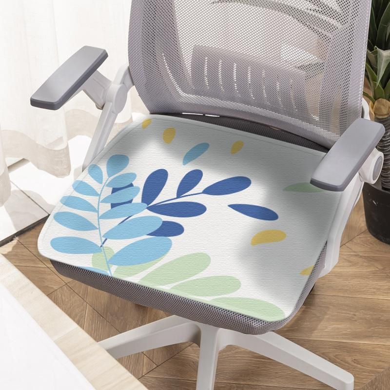 Summer Ice-silky Polyester Seat Cushion Breathable and Comfortable