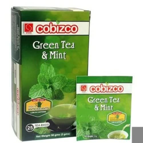 Green Tea & Mint -  50g - 25 Teabags