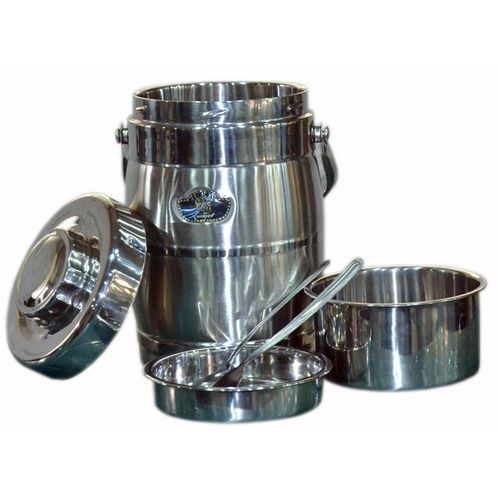 Vacum Stainles Steel Food Wide Mouth Thermos +Spoon - 2000ml