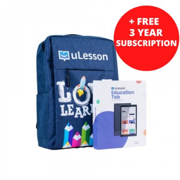 uLesson Tablet + 3 Years uLesson Subscription- 8" - 32gb Rom - 2gb Ram - Single Sim - Black
