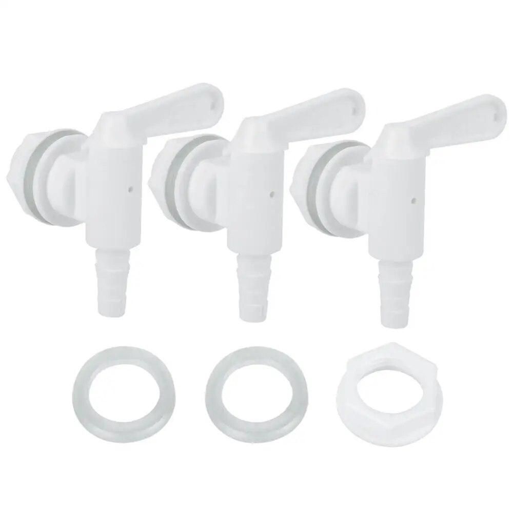 3Pcs Plastic beer faucet tap Beer Brew Bucket Tap Faucet for Home Beer Brewing DIY Wine Making Bar Tool