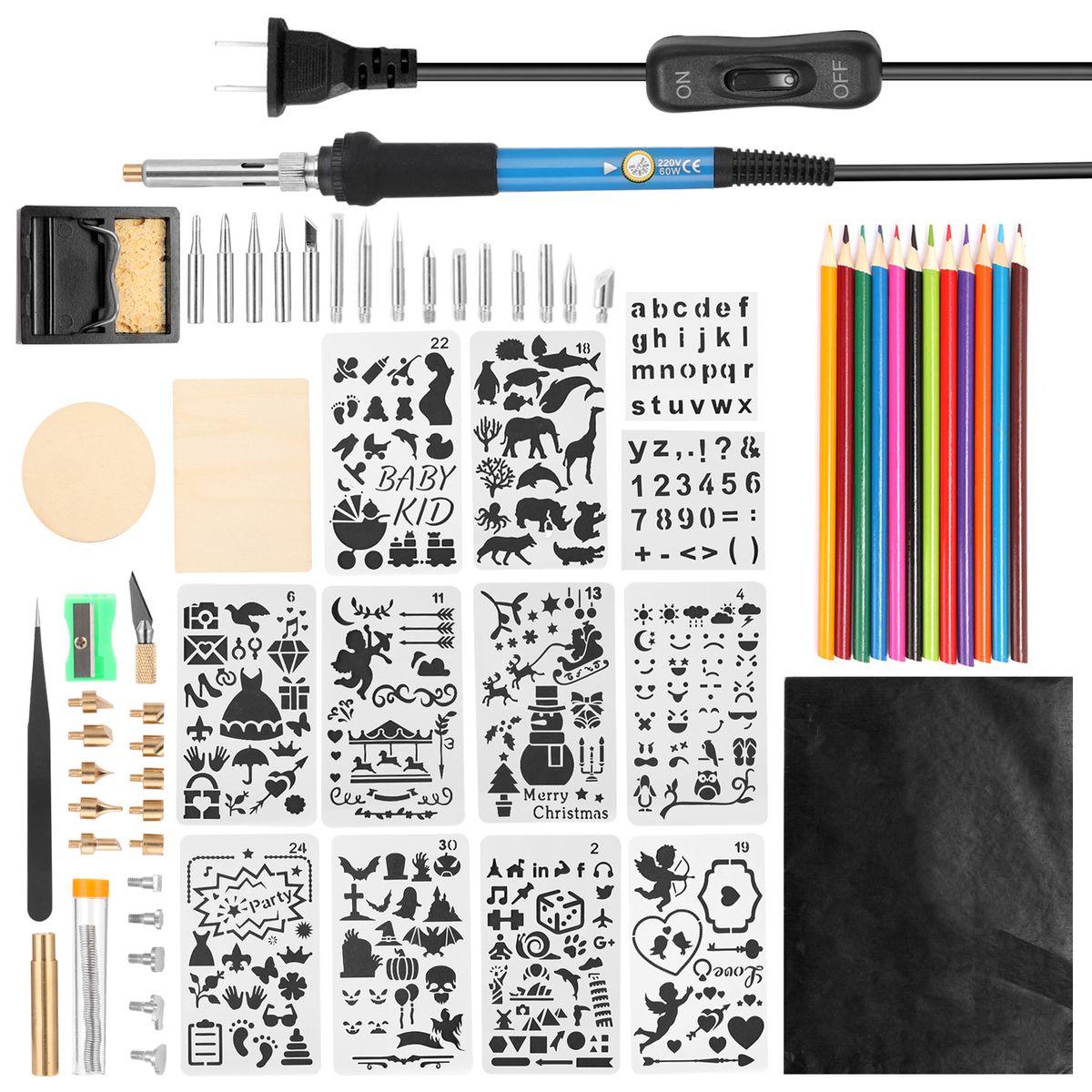 Multifunctional 60W 200-450℃ Temperature Adjustable