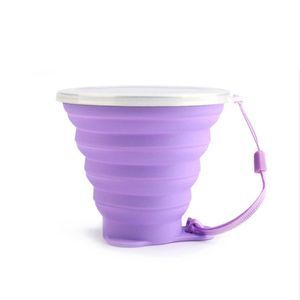 250ML Folding Silicone Cups Collapsible Coffee Cup
