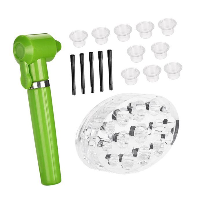 Mixing Machine Supplies Kit, 1pcs Electric Pigment Mixer+1pcs Green