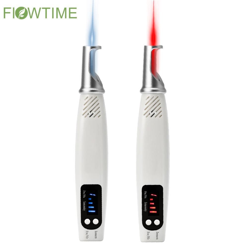 Hand-Held Laser Picosecond Pen Melanin Removal Tattoo Sweeping Spot Light Spot Pen Wash Eyebrow Pencil Red and Blue Light Beauty Pen