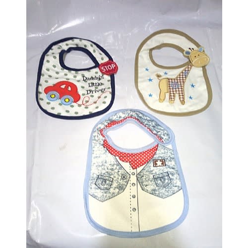 Baby Bibs - 3Pcs