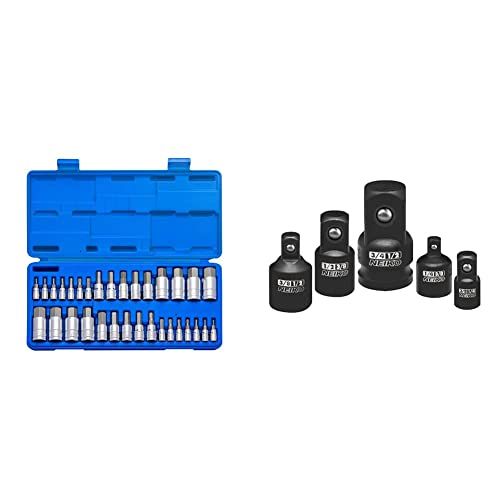 NEIKO 10288A Allen Hex Bit Socket Set 32 Piece SAE And Metri