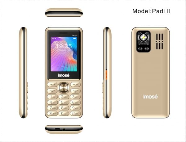 Imose Padi 11- 2.4 Inch- 32mb Ram+ 32mb Rom- Big Battery- Black