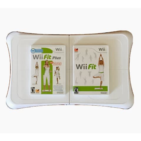 Official Nintendo Wii Balance Board + Wii Fit & Wii Fit Plus CD
