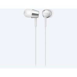 In-ear Headphones - Mdr-ex155ap  - With Mic (white)