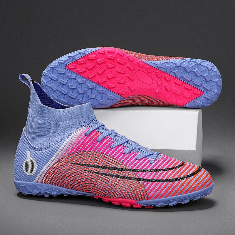 Men Soccer Shoes High Ankle Football Boots Men Sneakers