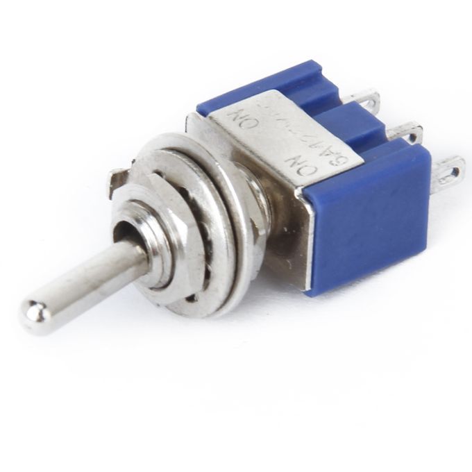 1Pcs Mini Toggle Switch Latching SPDT ONON 3 Pole 2 Position 3A 220V