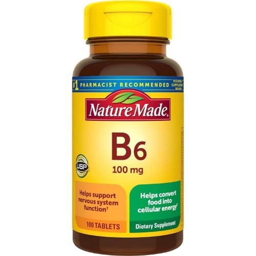 Vitamin B6 100 Mg - 100 Tablets