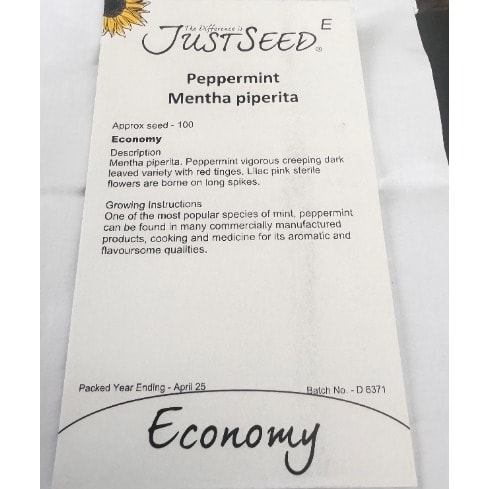 Peppermint Mentha Piperita Seeds-100seeds